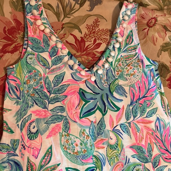 LILLY PULITZER Size XXS TankDress
Pom-Poms Floral 100% Cotton Pullovers $159NEW - Picture 12 of 13